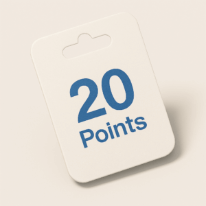 20 points paper thickness