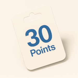 30 points paper thickness