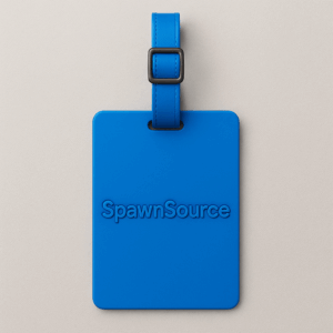 3D PVC Luggage Tag