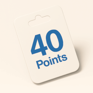 40 points paper thickness