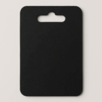 Black stock paper card matte finish
