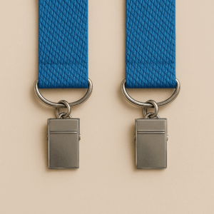 Lanyard with double ended bulldog clips