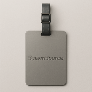 Embossed Engraved Luggage Tag