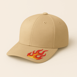 Embroidery on hat bill