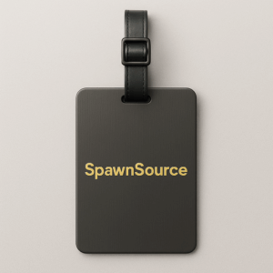 Gold Printing on Luggage Tags