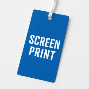 Screen Printing for Hang Tags`