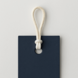 Straight Knot for Hang Tag